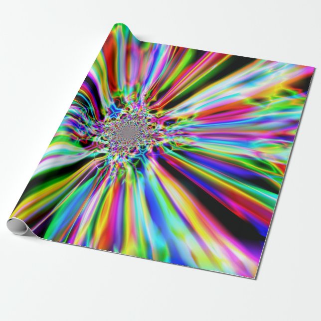 Iridescent Chrome Ten Presentpapper (Utrullad)