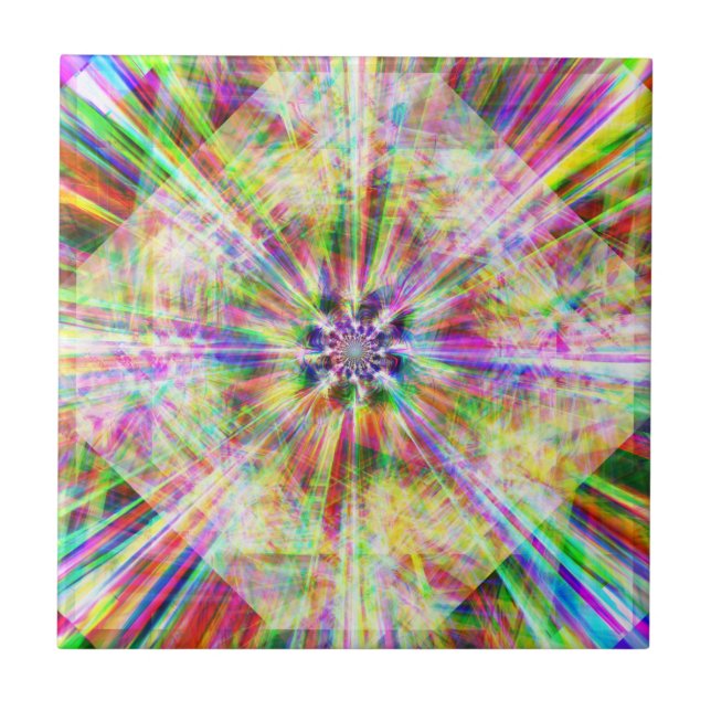 Iridescent Chrome Tretton Kakelplatta (Framsidan)