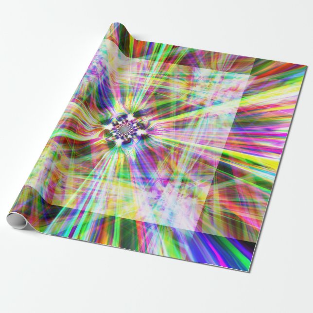 Iridescent Chrome Twelve Presentpapper (Utrullad)