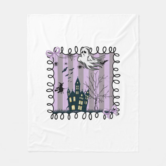 Iridescent Coquette Halloween Fleecefilt (Framsidan)