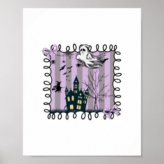 Iridescent Coquette Halloween Poster (Framsidan)