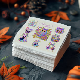 Iridescent Coquette Spooky ONE Halloween Pappersservett