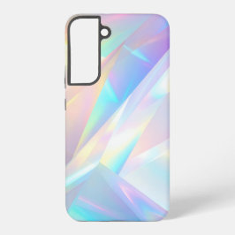 Iridescent Crystal Prism Holographic Design