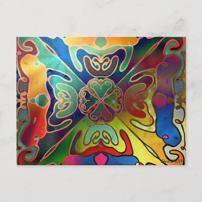 Iridescent Dream Vykort (Framsida)