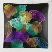 Iridescent Falling Löv