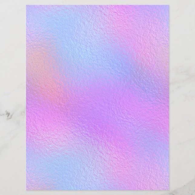 Iridescent Faux Foil Scrapbook Paper No. 63 (Framsida)