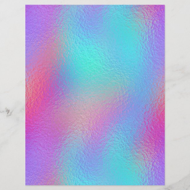 Iridescent Faux Foil Scrapbook Paper No. 67 (Framsida)