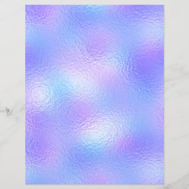 Iridescent Faux Foil Scrapbook Paper No. 68 (Framsida)
