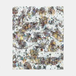 Iridescent Gemstone Gnistra Fleece Blanket