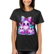 Iridescent Ghost Halloween T-shirt