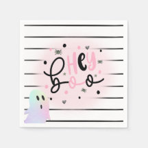 Iridescent Ghost Hej Boo Pastel Halloween Birthday