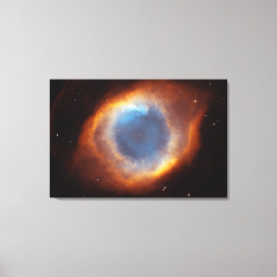 Iridescent Glory of Nearby Helix Nebula Canvastryck