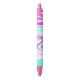 Iridescent Holograf Liquid Swirl