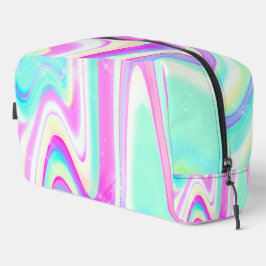 Iridescent Holograf Liquid Swirl