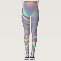 Iridescent Holografisk Swirl Struktur