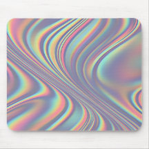 Iridescent Holografisk Swirl Struktur