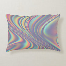 Iridescent Holografisk Swirl Struktur