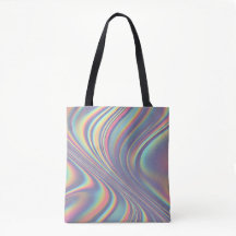 Iridescent Holografisk Swirl Struktur