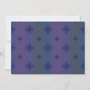 Iridescent HoloGraps Dots Mönster Kort