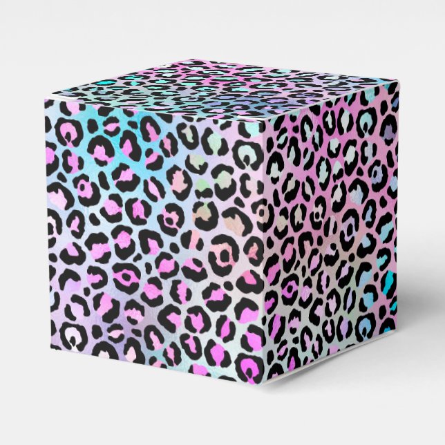 Iridescent Leopard Series Design 12 Presentaskar (Framsidan Sidan)