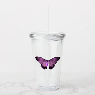 Iridescent Lila Butterfly Take Away Mugg