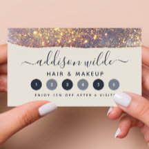 Iridescent Lila Guld Glam Glitter