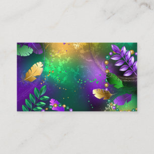 Iridescent mardi gras-bakgrund med pärlor