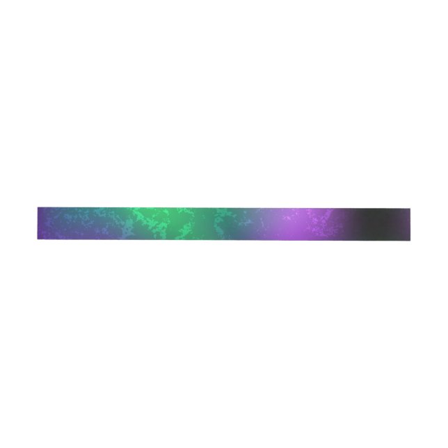 Iridescent mardi gras-bakgrund med pärlor etikettband (Individuell)