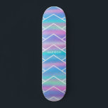 Iridescent Modern Girly Rosa Blue Personlig Ska Mini Skateboard Bräda 18,5 Cm<br><div class="desc">Den moderna Rosa blå Personligen Iridescent Modern Girly har en modern färgstark bakgrund i rosa,  lila och blått med personligen namn. Anpassa genom att redigera texten i textrutan. Designad av ©Evco Studio www.zazzle.com/store/evcostudio</div>