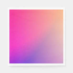 Iridescent Neon Shock rosa Photography Rainbow Coo Pappersservett