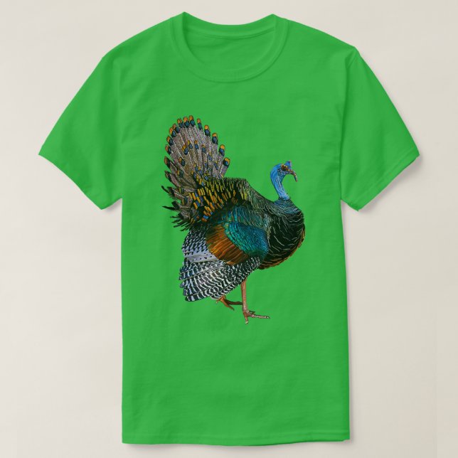 Iridescent Ocellcent Turkey T Shirt (Design framsida)