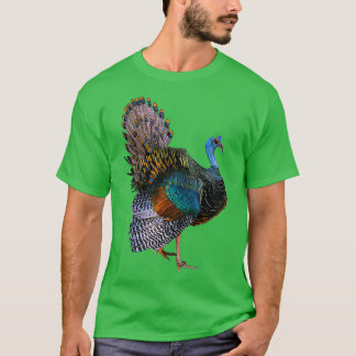Iridescent Ocellcent Turkey T Shirt