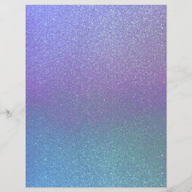 Iridescent Ombre Shimmer Scrapbook Papper (Framsida)