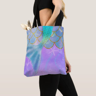 Iridescent Pearl Shimmer Gnistra Sjöjungfru Svan Tygkasse