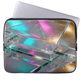 Iridescent Rainbow - Holographic Glitter Laptop Fodral