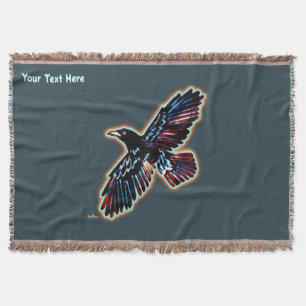 Iridescent Raven Filt