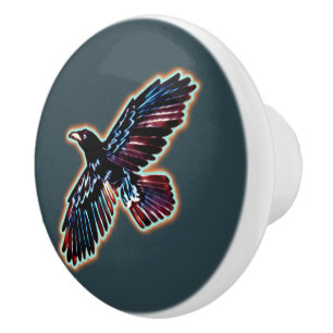 Iridescent Raven Knopp