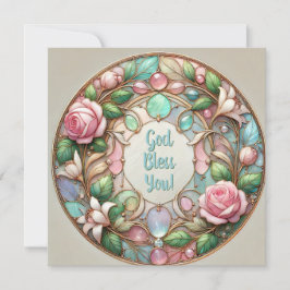 Iridescent Ro och Småsten Blessings Julkort