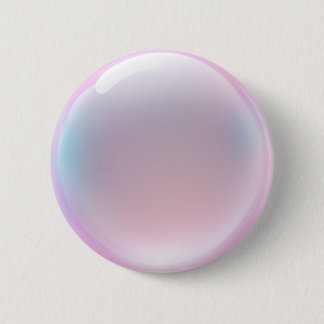 Iridescent Rosa Bubble Emoji Knapp