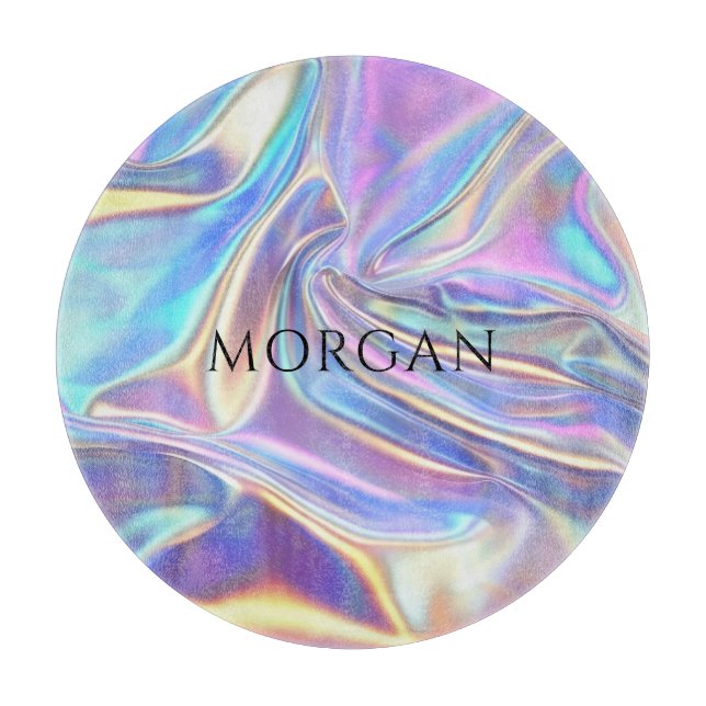 Iridescent Shiny Metallic Fabric, Namn (Framsidan)