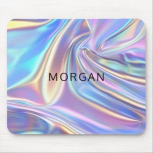 Iridescent Shiny Metallic Fabric, Namn Musmatta