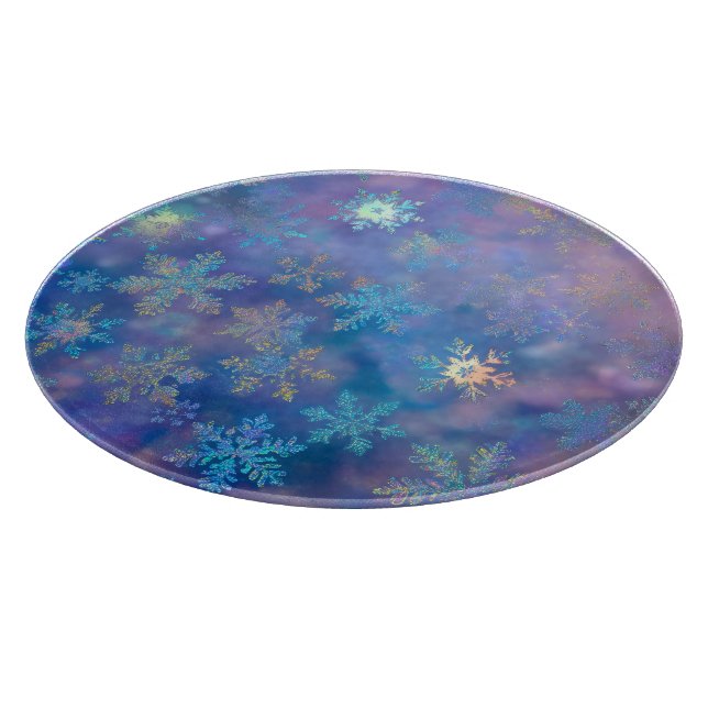 Iridescent snöflingor (Hörn)