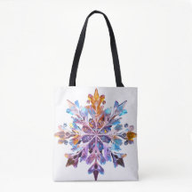 Iridescent Snöflingor