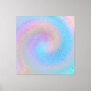 Iridescent Spiral Canvastryck