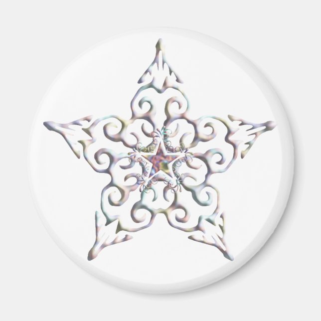 Iridescent Star Magnet (Framsidan)
