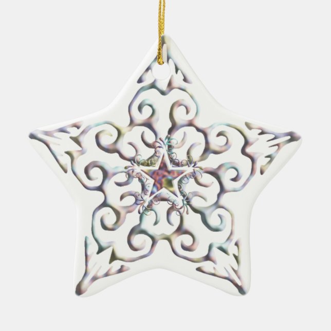 Iridescent Star Ornament (Framsidan)