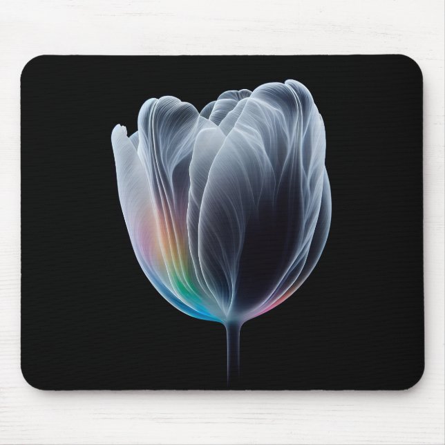 Iridescent Tulip on Black Musmatta (Framsidan)