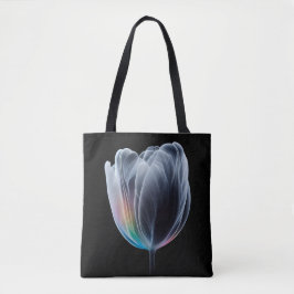 Iridescent Tulip on Black Tygkasse