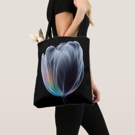 Iridescent Tulip on Black Tygkasse