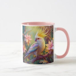 Iridescent Vinge Cockatiel Fantasy Bird Mugg